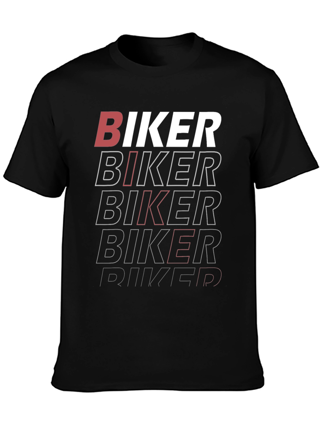 Biker Graphic Tee - Cool Rider Design