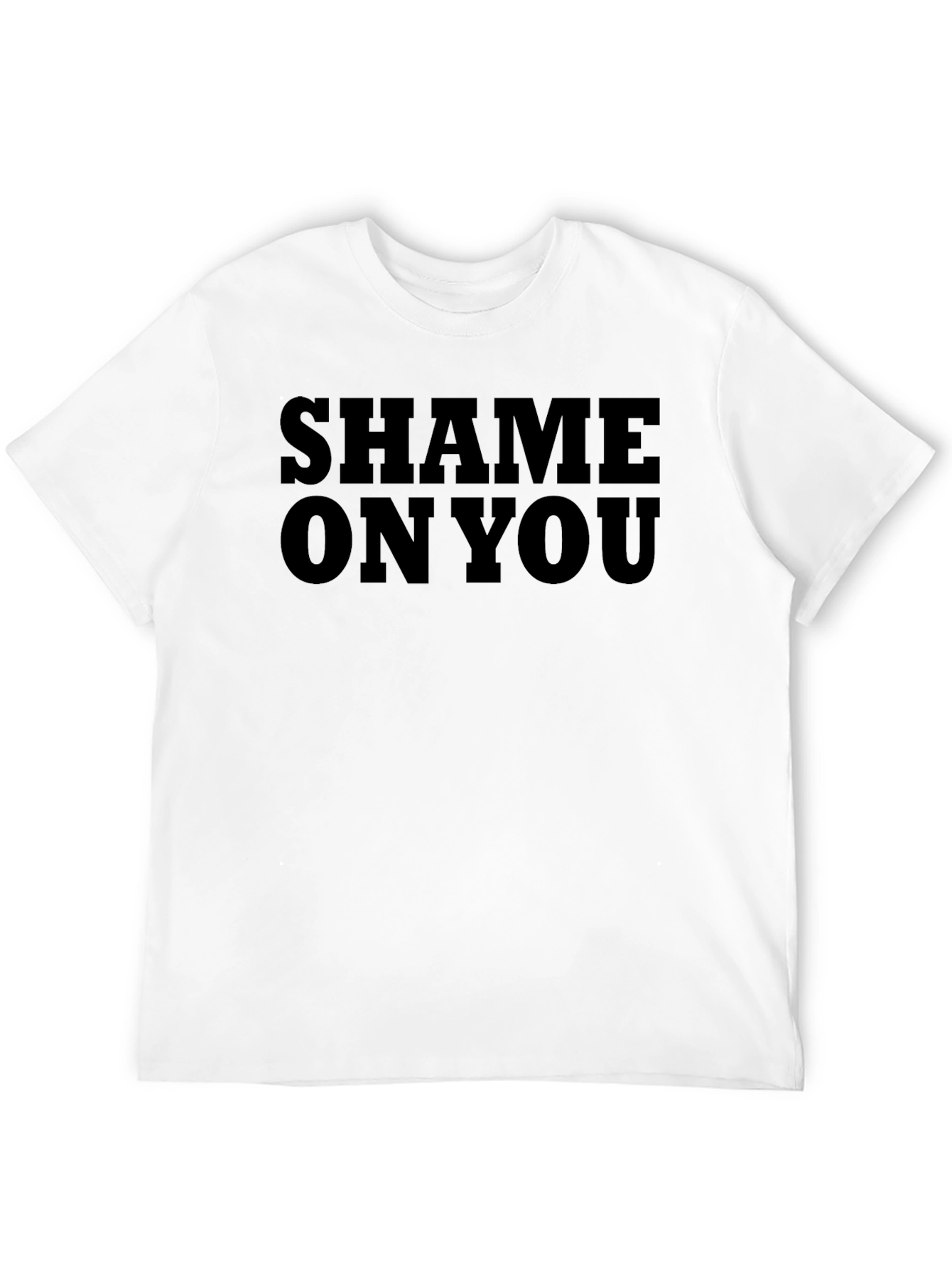 Shame On You Graphic Tee - Bold Statement T-Shirt