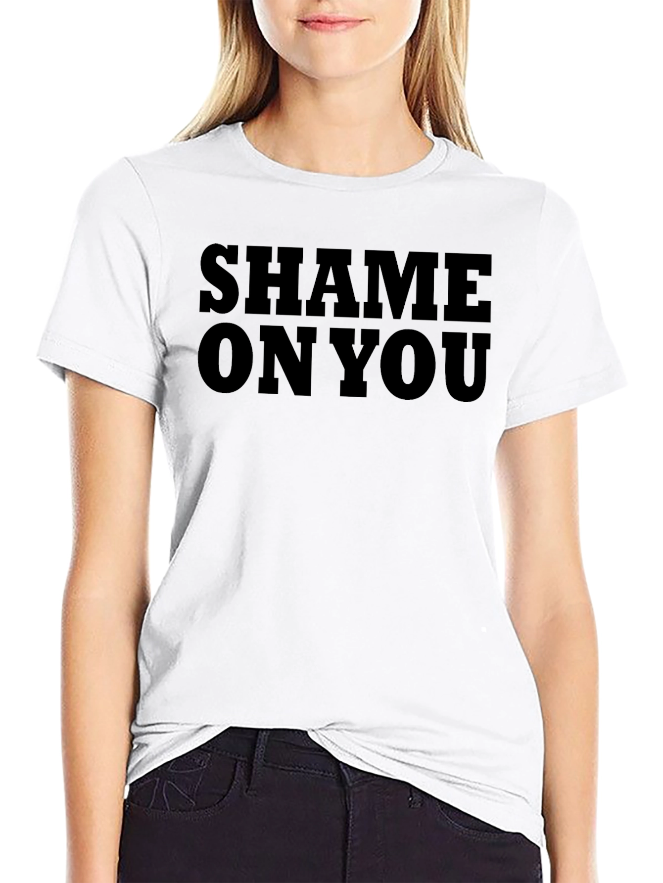 Shame On You Graphic Tee - Bold Statement T-Shirt