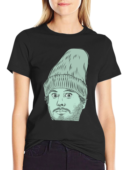 Beanie Face Graphic T-Shirt - Unique Style