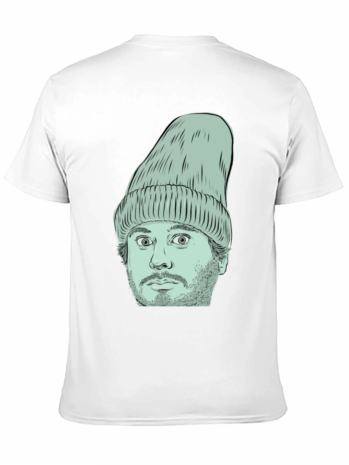 Beanie Face Graphic T-Shirt - Unique Style