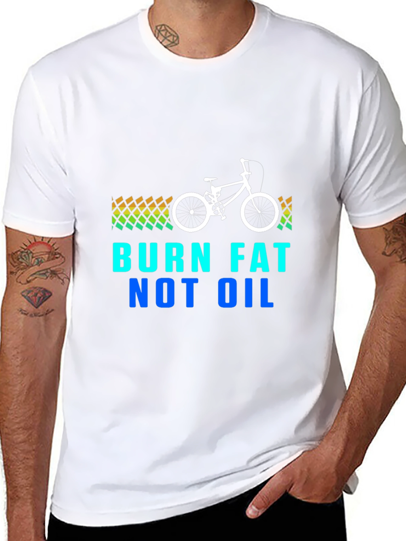 Burn Fat Not Oil - Graphic Tee