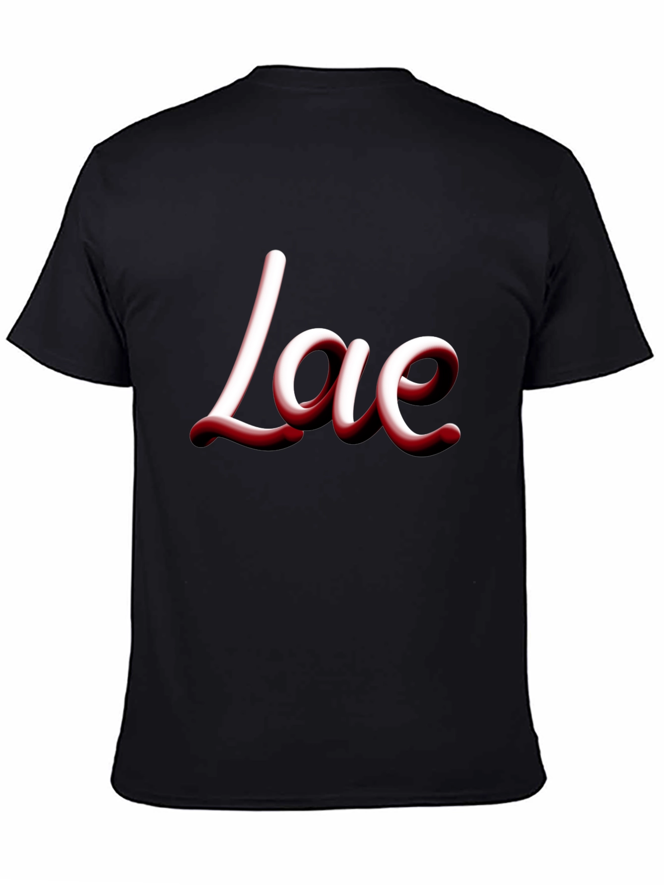 Love Graphic Print T-Shirt - Casual Wear