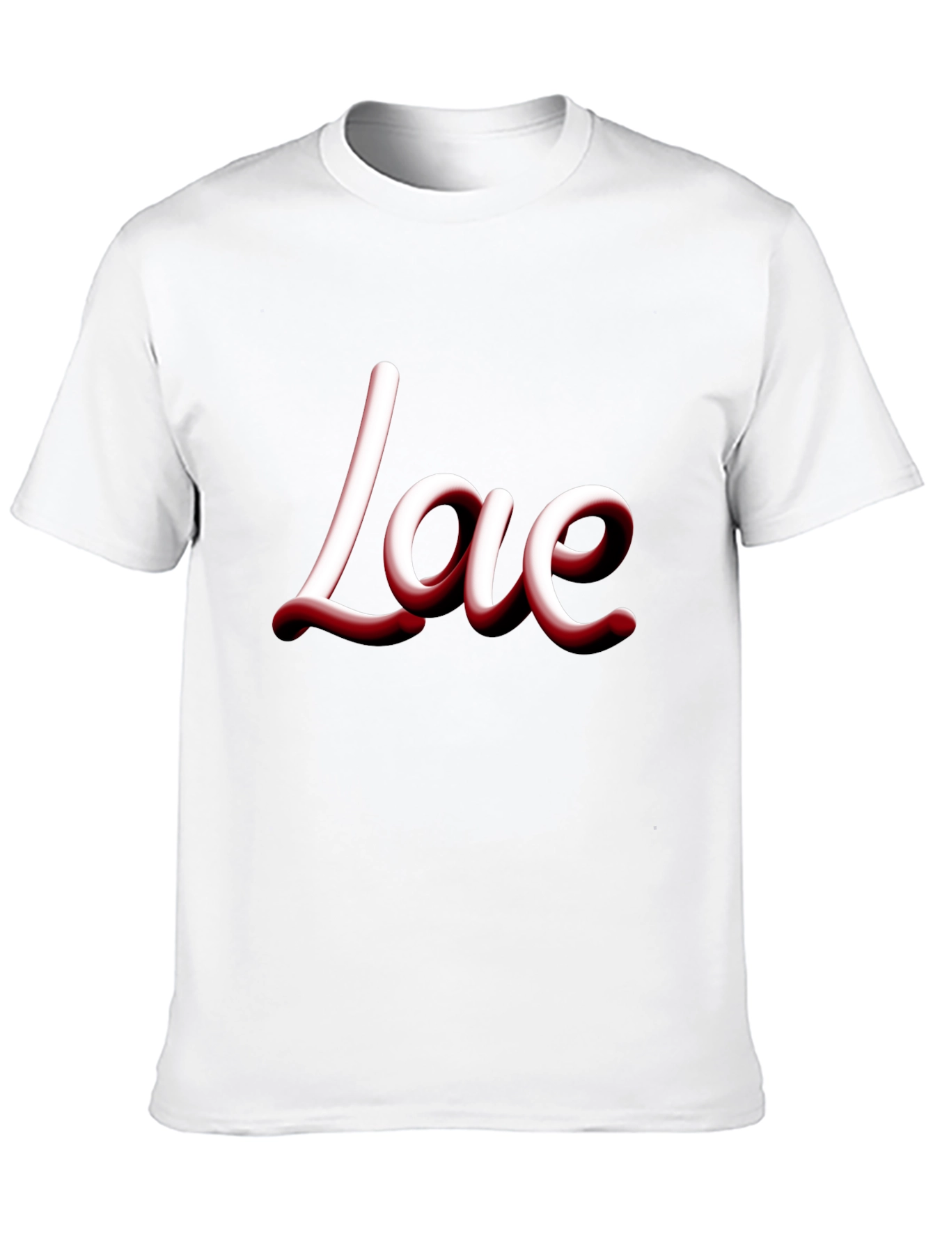 Love Graphic Print T-Shirt - Casual Wear