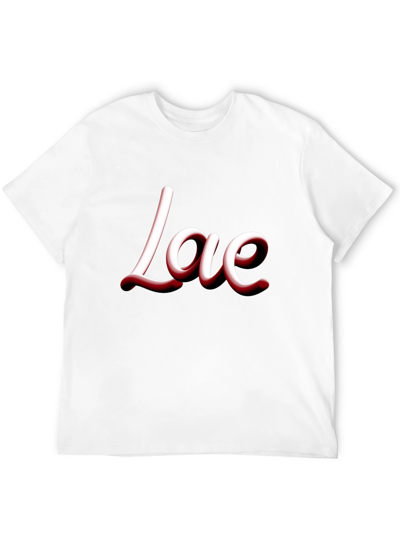 Love Graphic Print T-Shirt - Casual Wear