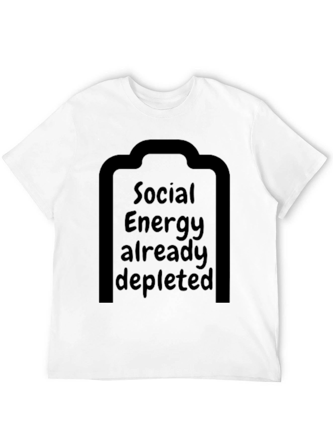 Social Energy Depleted T-Shirt