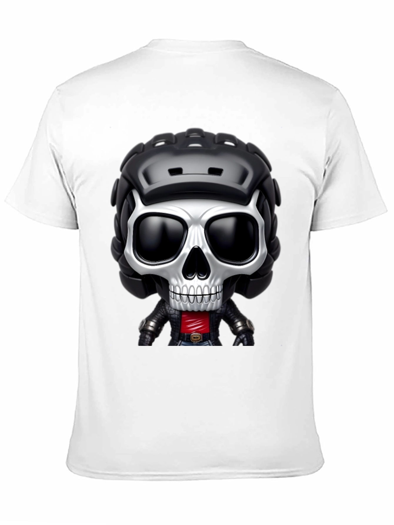 Skull Rider Graphic Tee - Black
