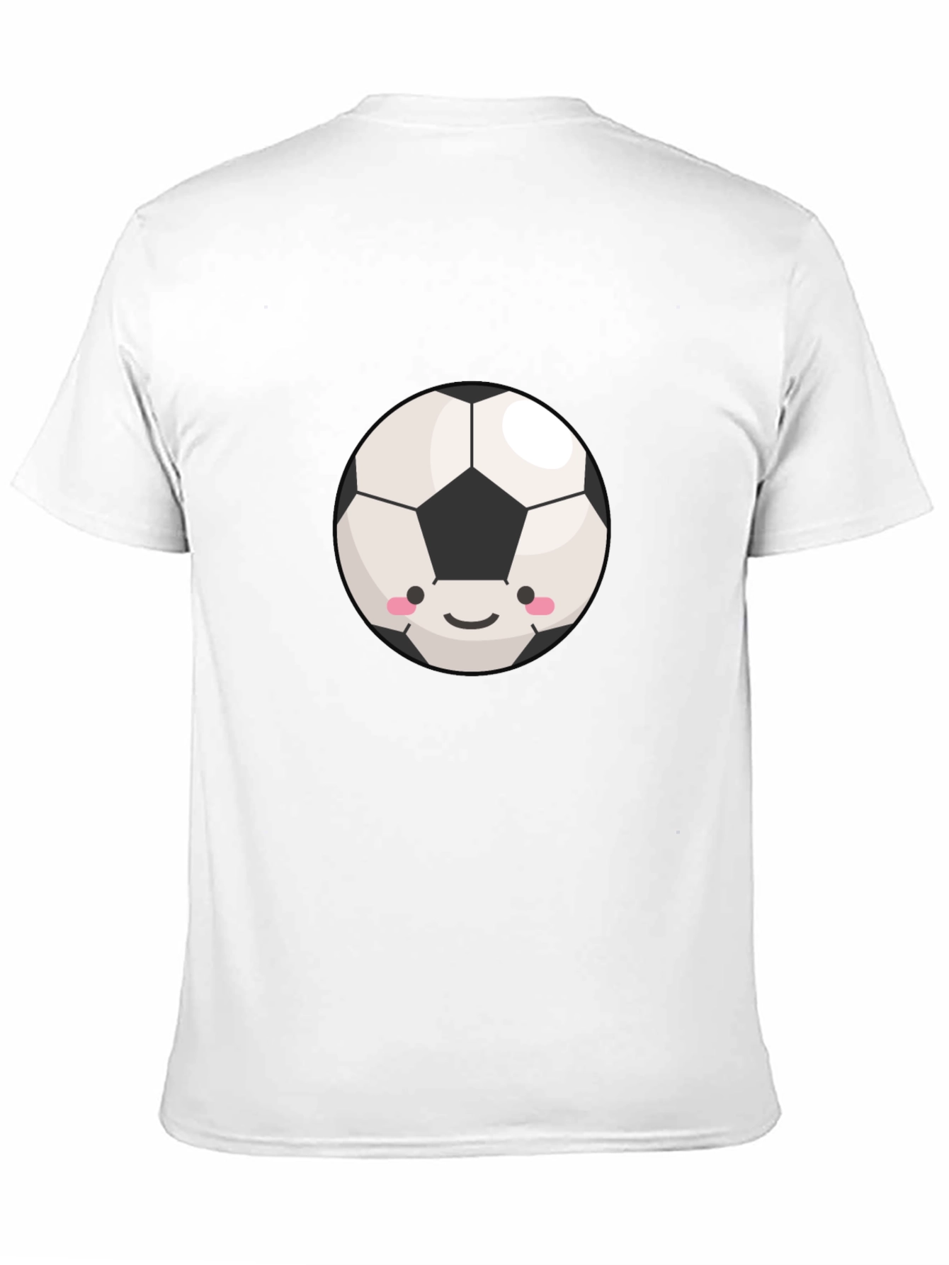 Cute Soccer Ball Graphic T-Shirt