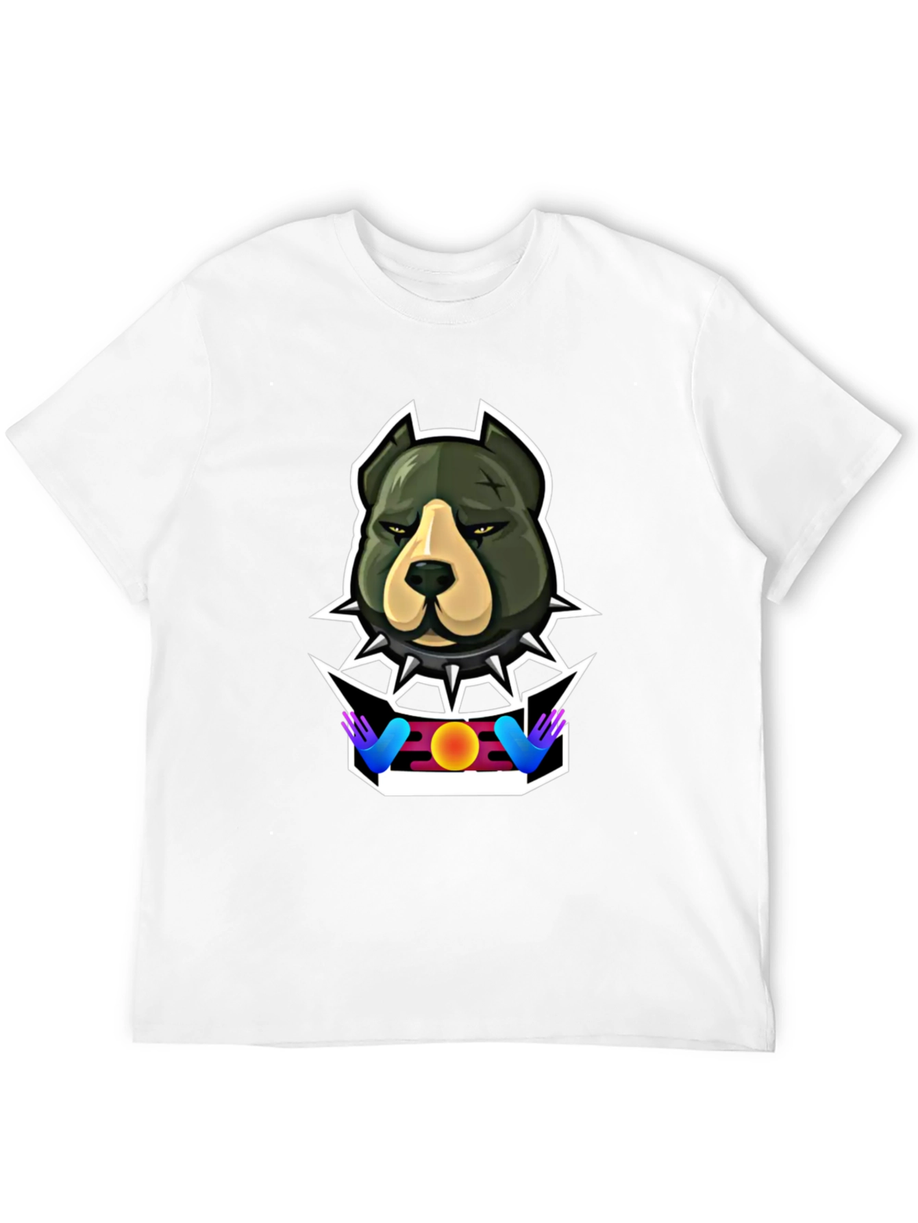 Mens Pitbull Graphic Print Tee