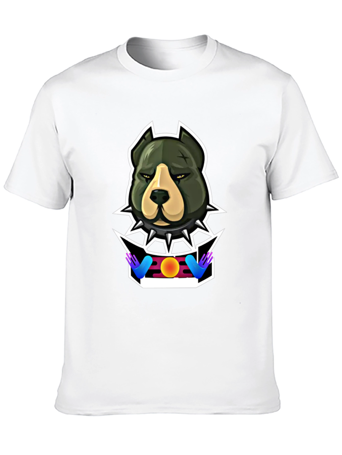 Mens Pitbull Graphic Print Tee