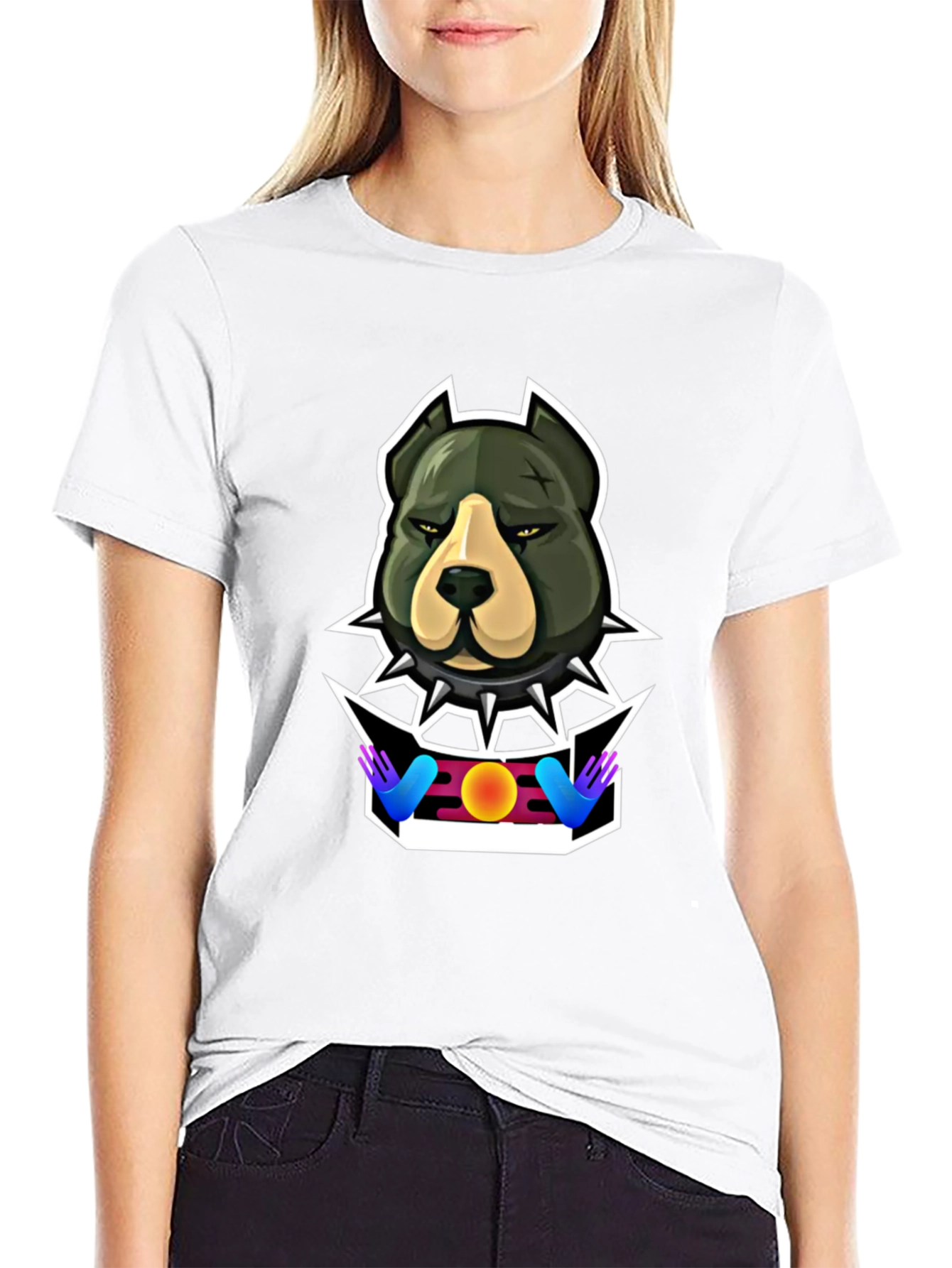 Mens Pitbull Graphic Print Tee