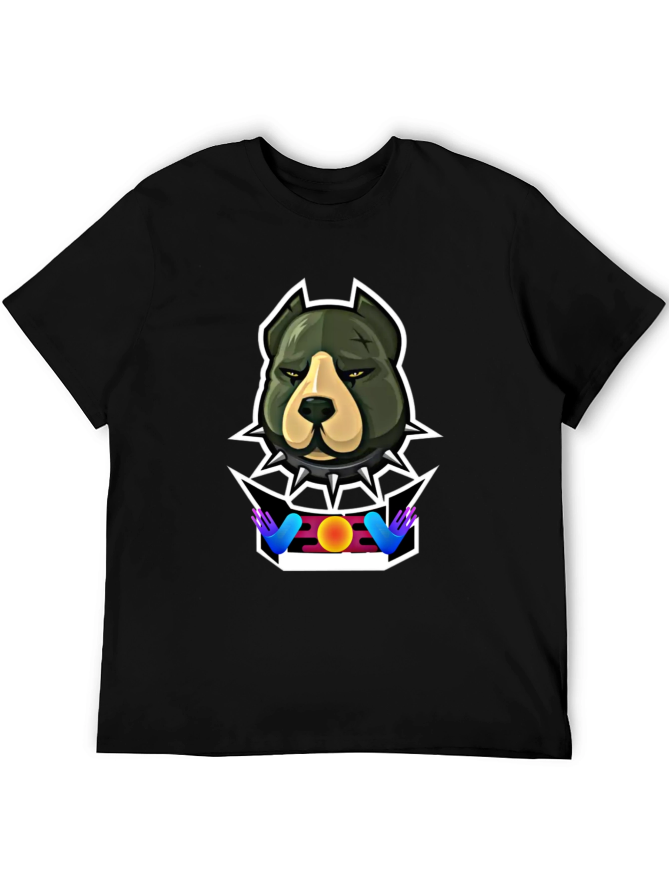 Mens Pitbull Graphic Print Tee