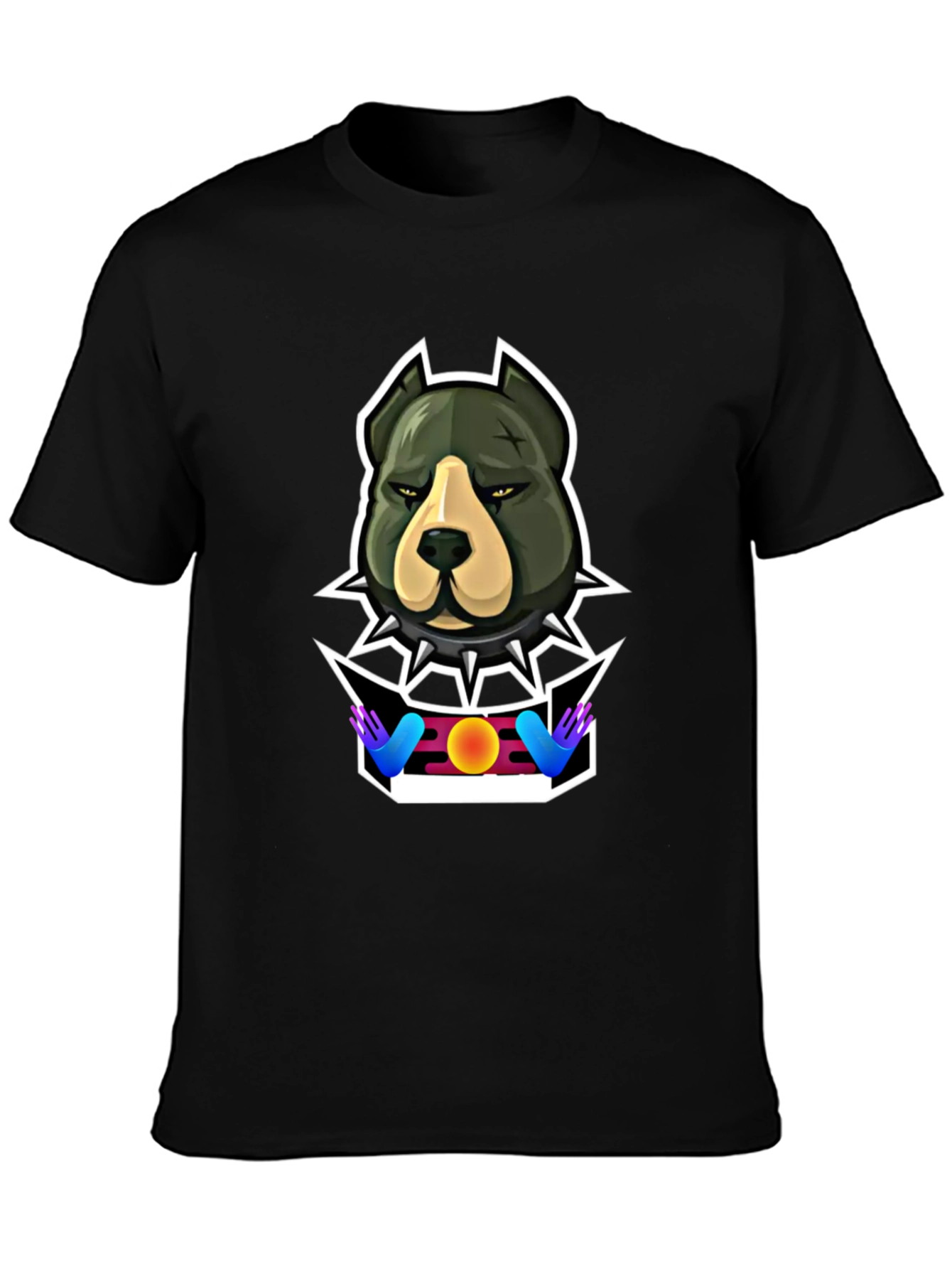 Mens Pitbull Graphic Print Tee