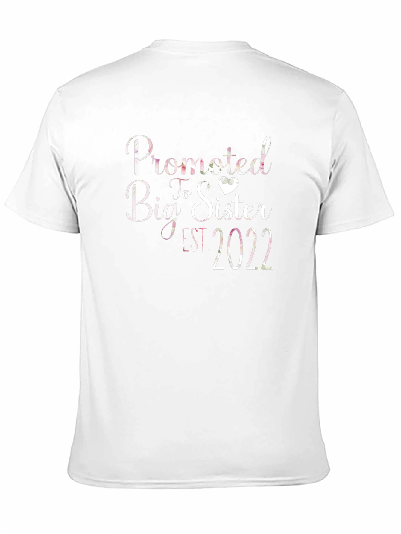 Promoted to Big Sister Est. 2022 Graphic Tee