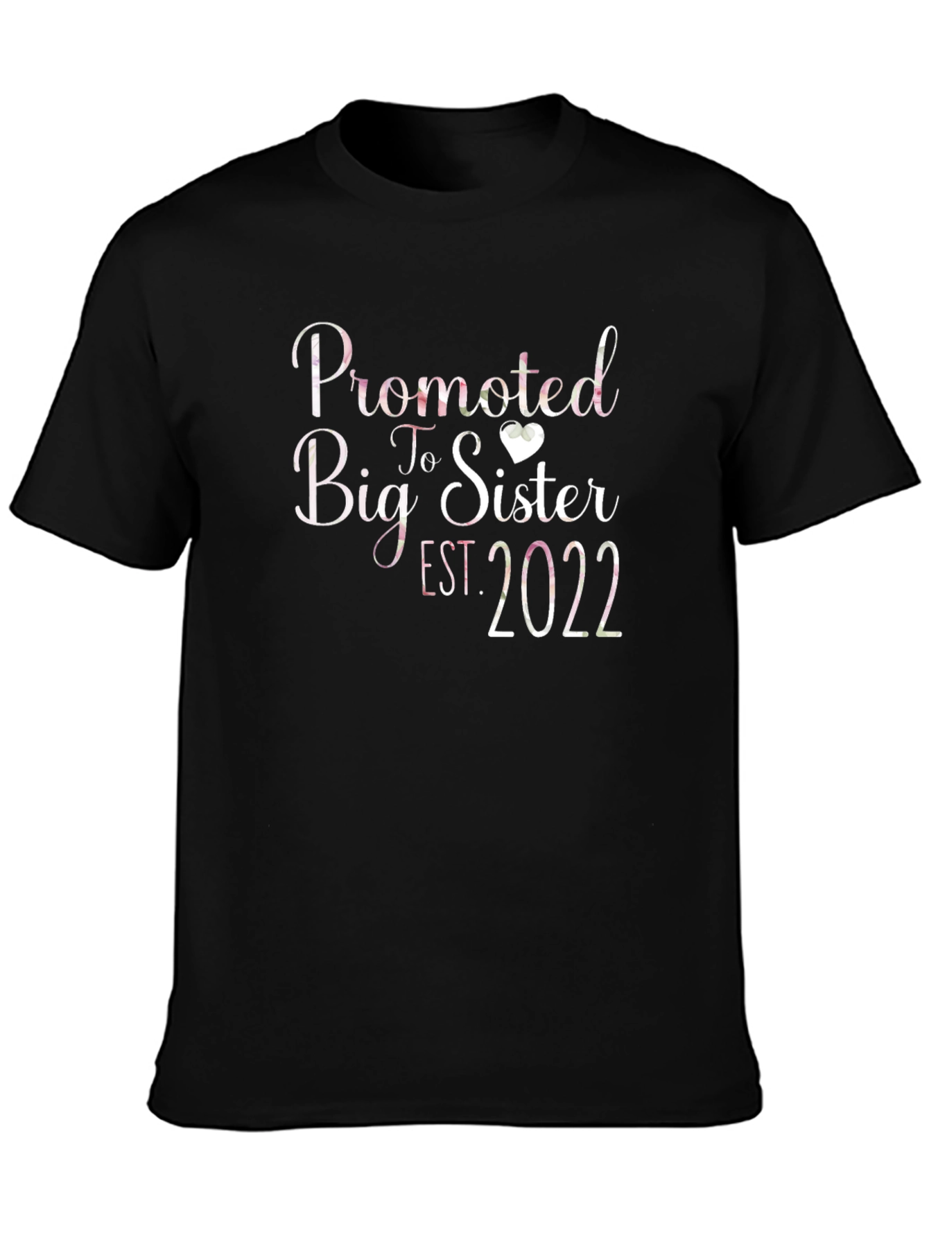Promoted to Big Sister Est. 2022 Graphic Tee