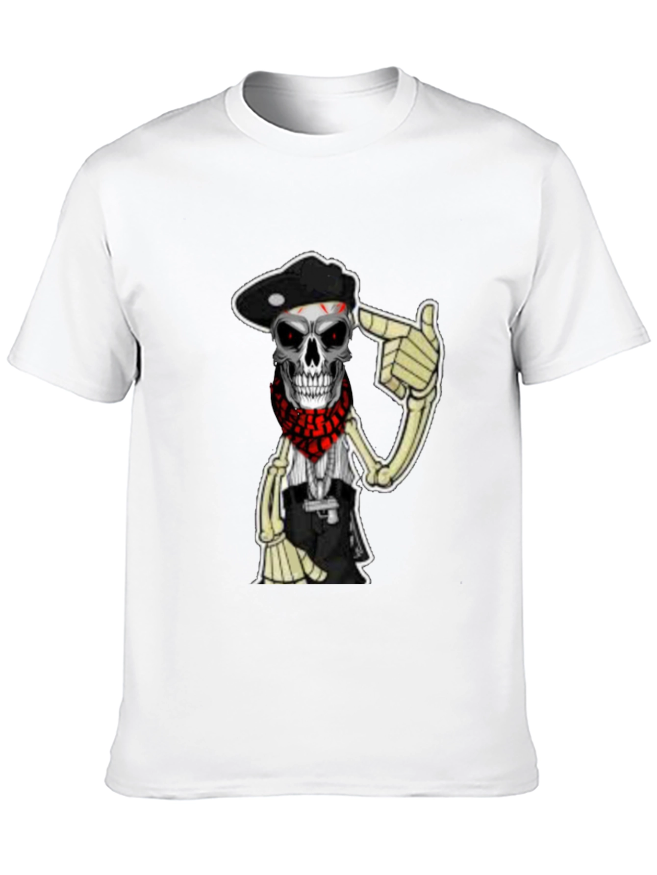Skull Bandit Graphic T-Shirt - Classic Black Tee