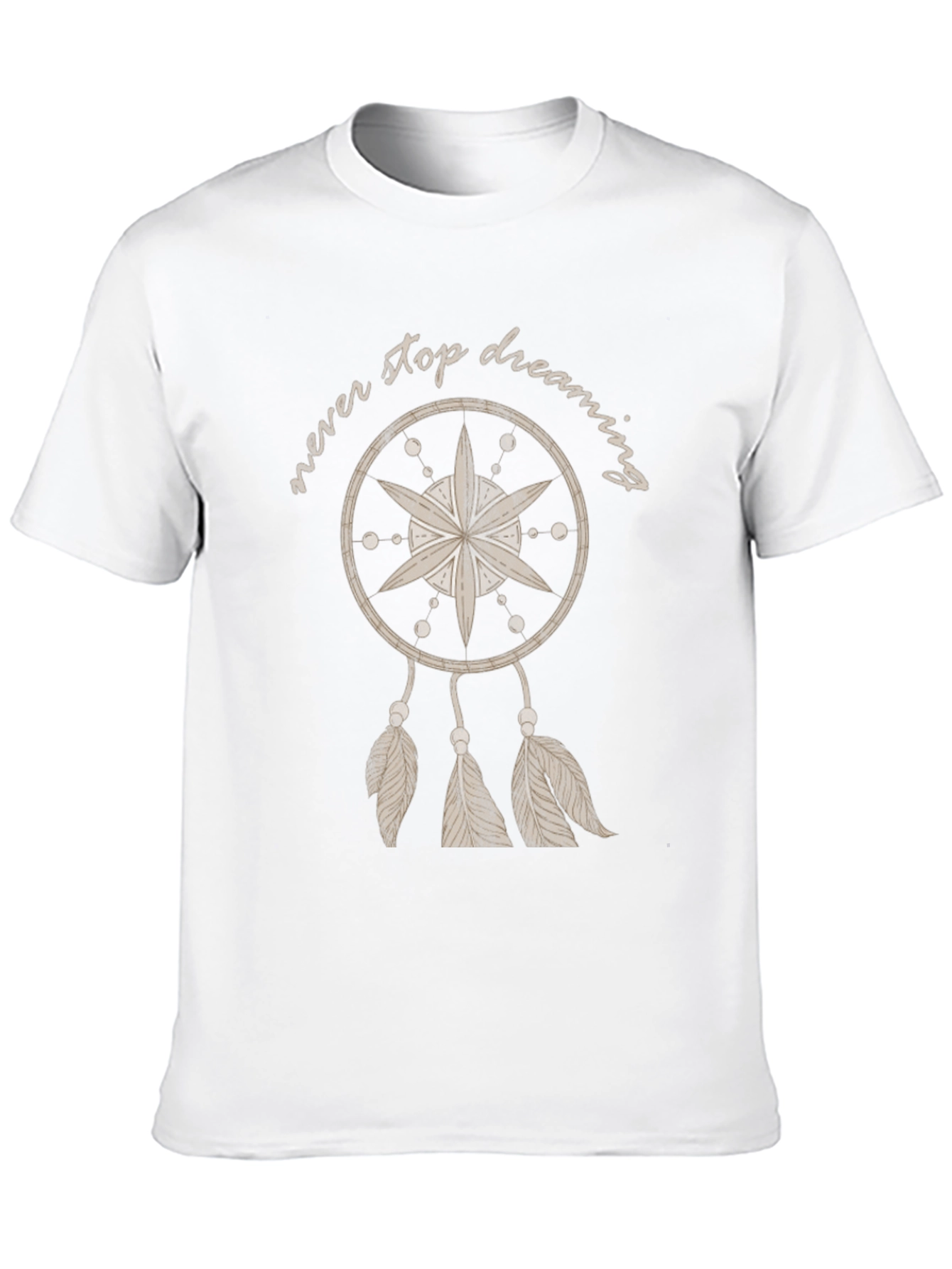 Never Stop Dreaming Tee - Dreamcatcher Design