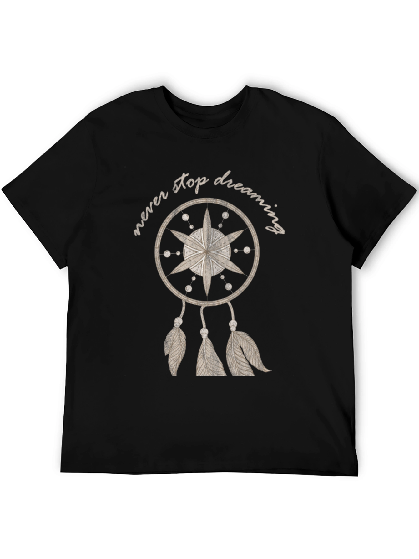 Never Stop Dreaming Tee - Dreamcatcher Design