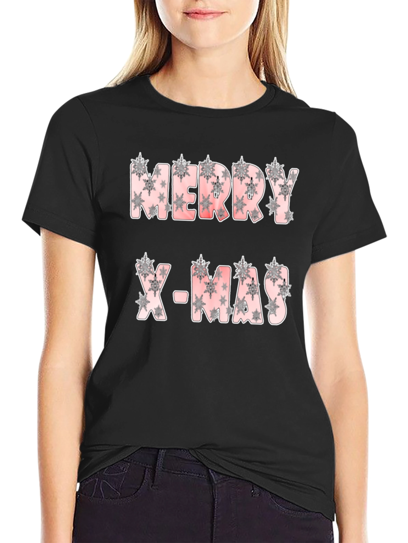Merry X-Mas Holiday Graphic Tee