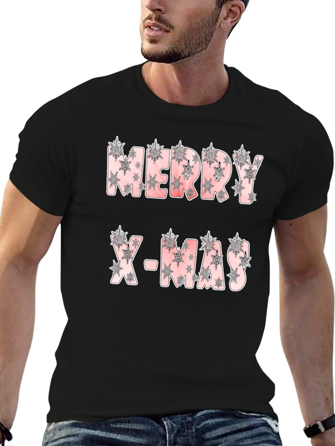 Merry X-Mas Holiday Graphic Tee