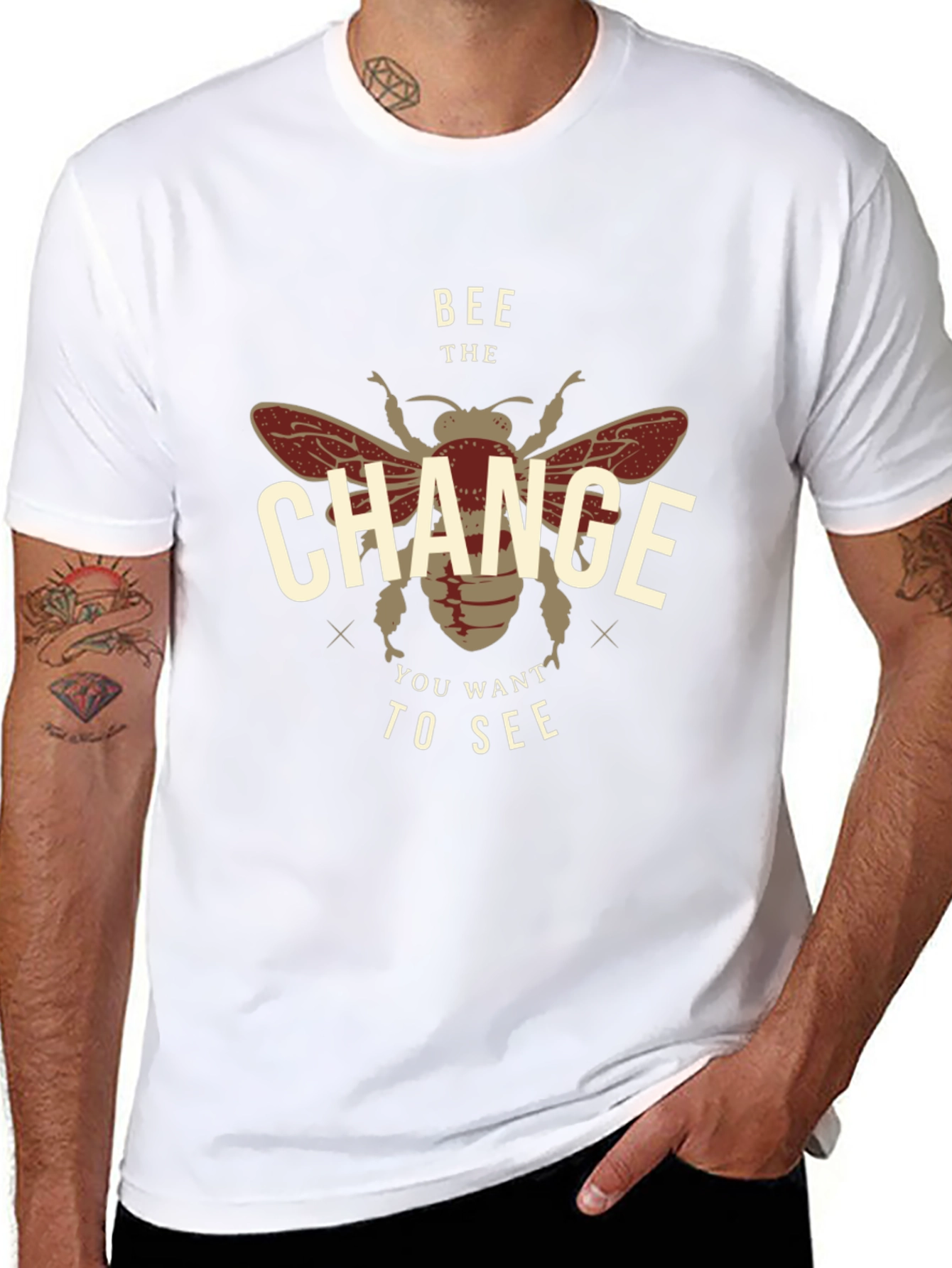 Bee the Change Graphic T-Shirt