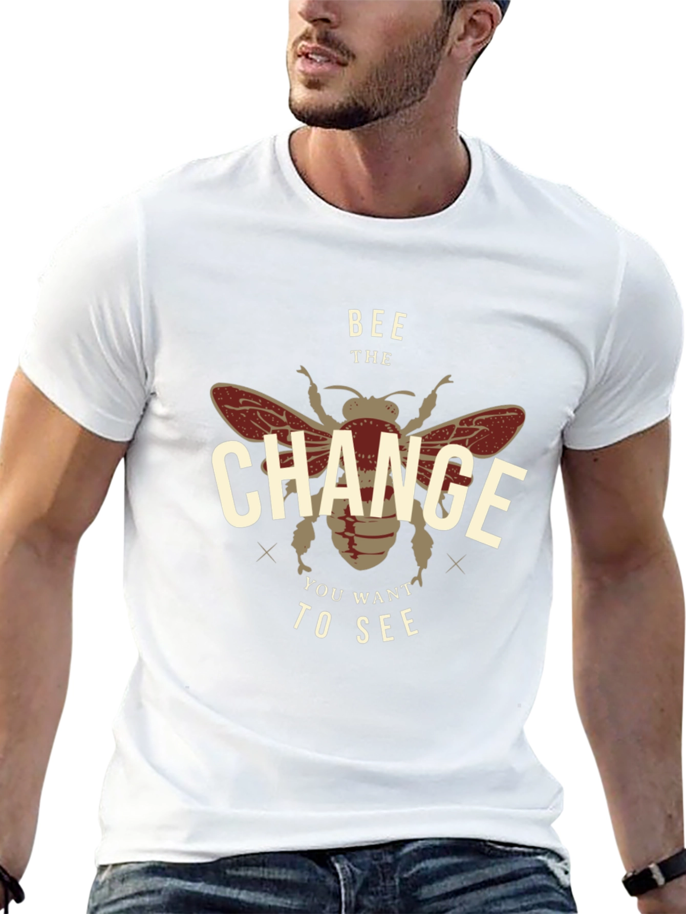 Bee the Change Graphic T-Shirt