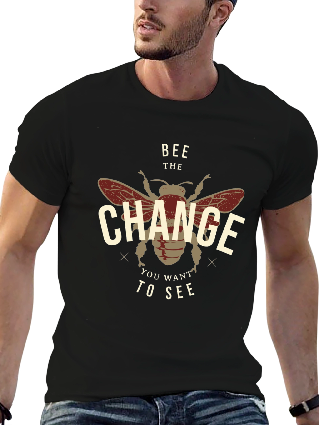 Bee the Change Graphic T-Shirt