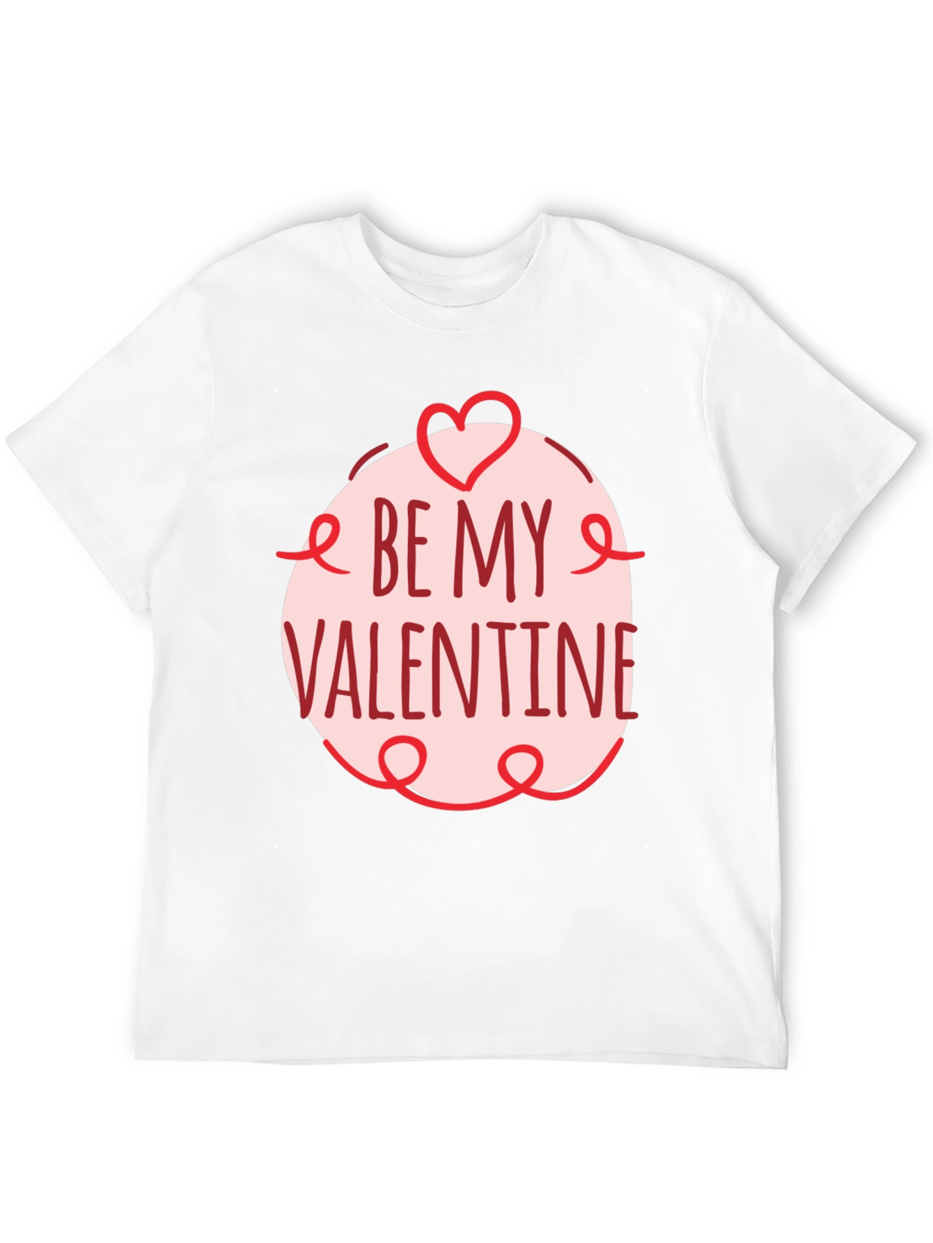 Be My Valentine Black Graphic Tee