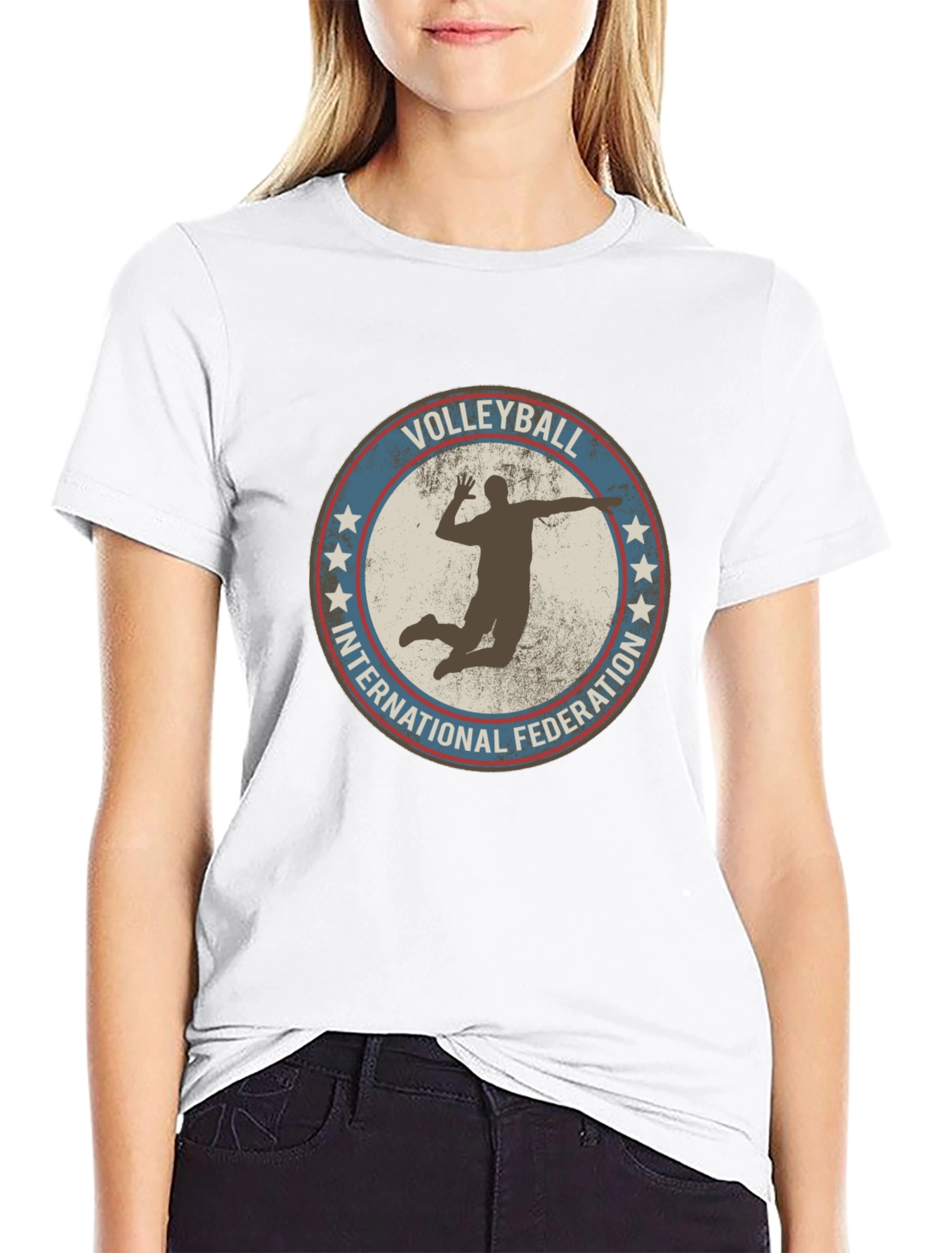 Volleyball International Federation Graphic T-Shirt