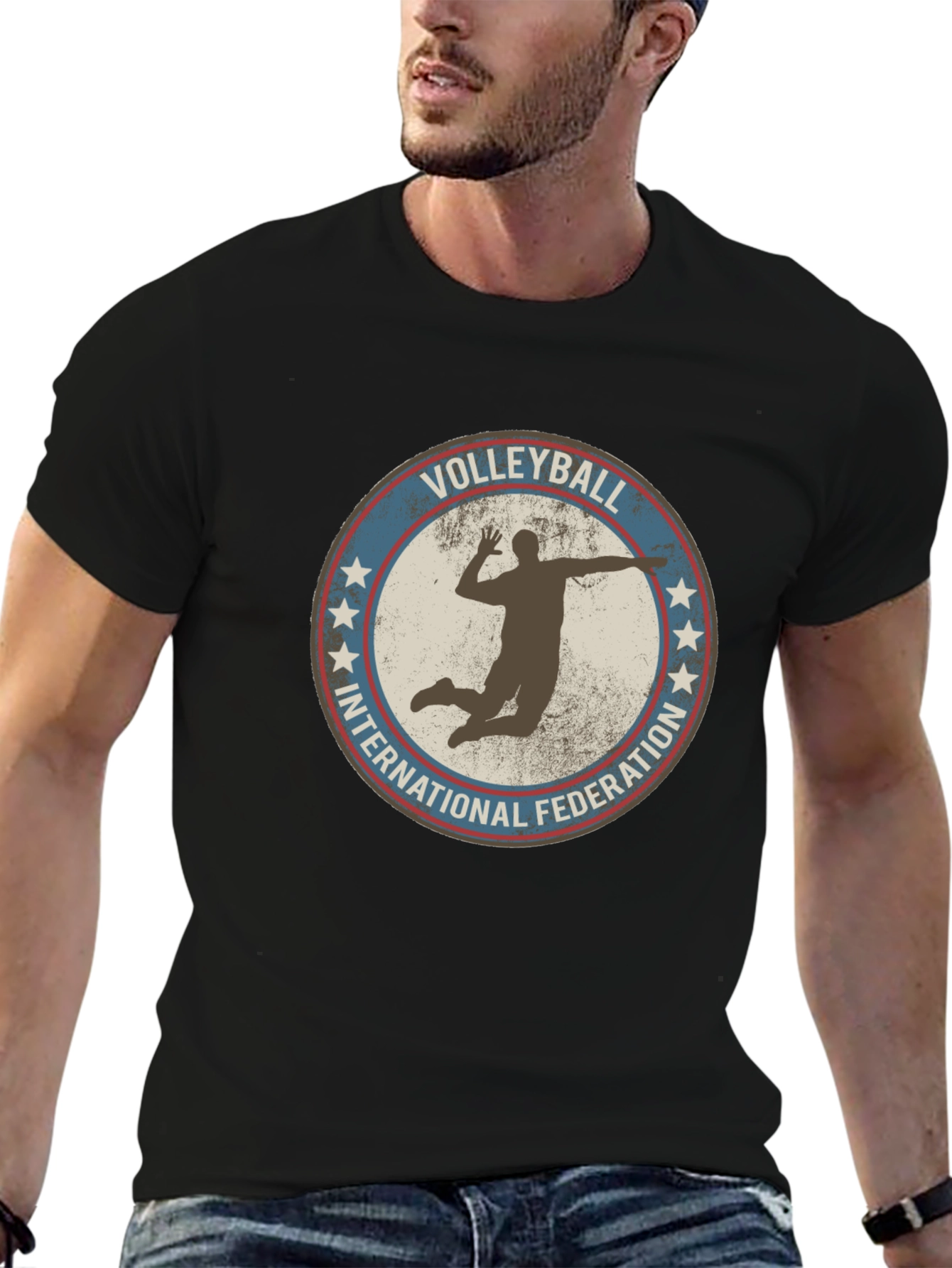 Volleyball International Federation Graphic T-Shirt