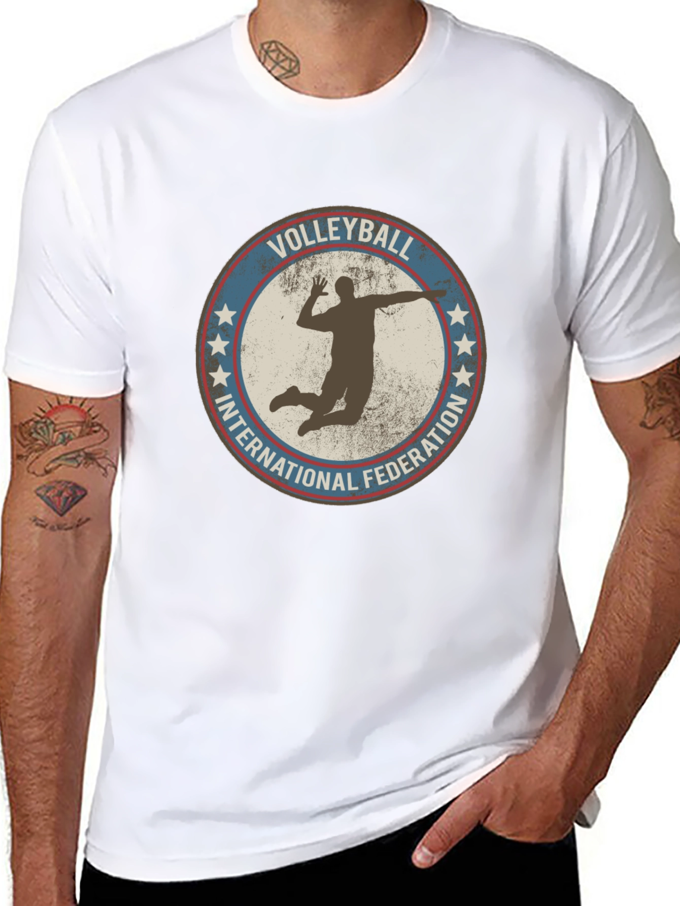 Volleyball International Federation Graphic T-Shirt