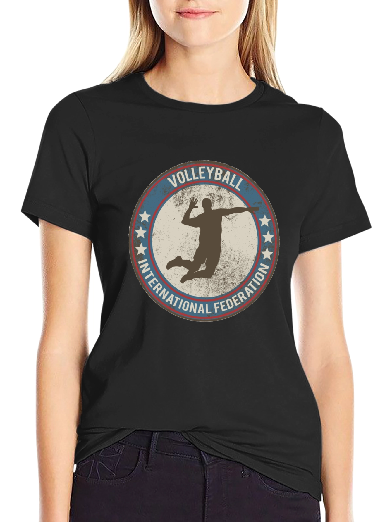 Volleyball International Federation Graphic T-Shirt