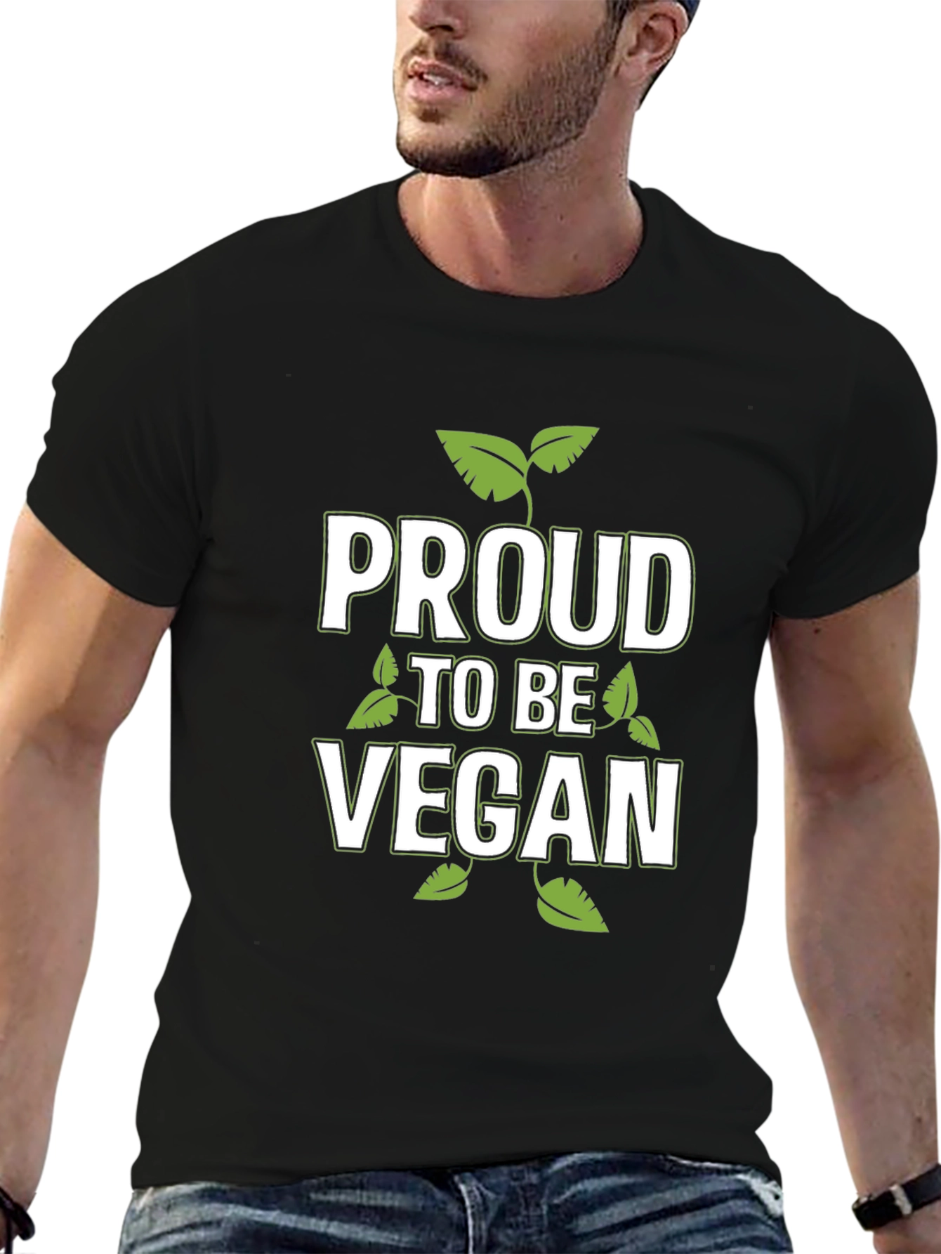 Proud to Be Vegan Black T-Shirt
