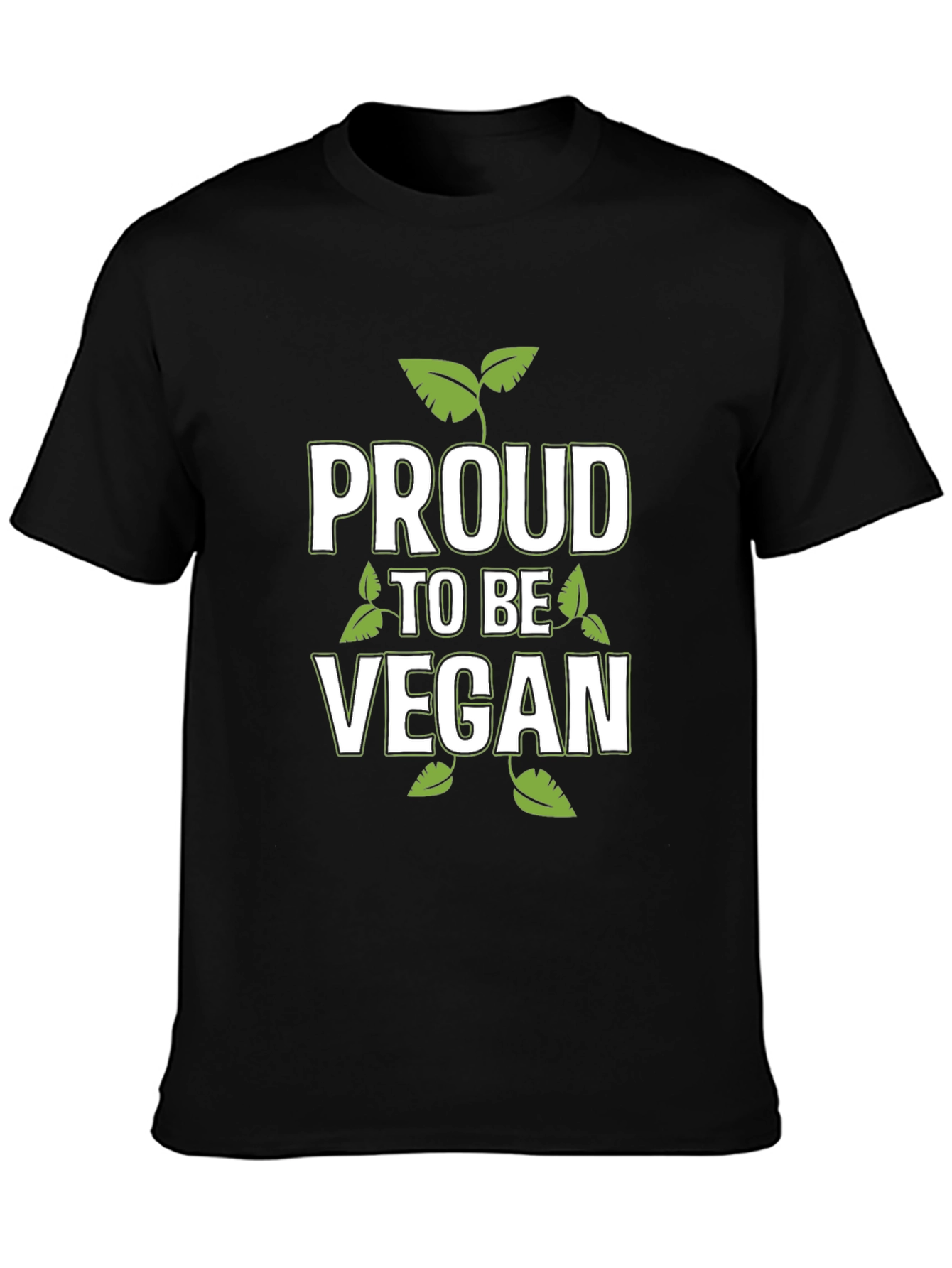 Proud to Be Vegan Black T-Shirt