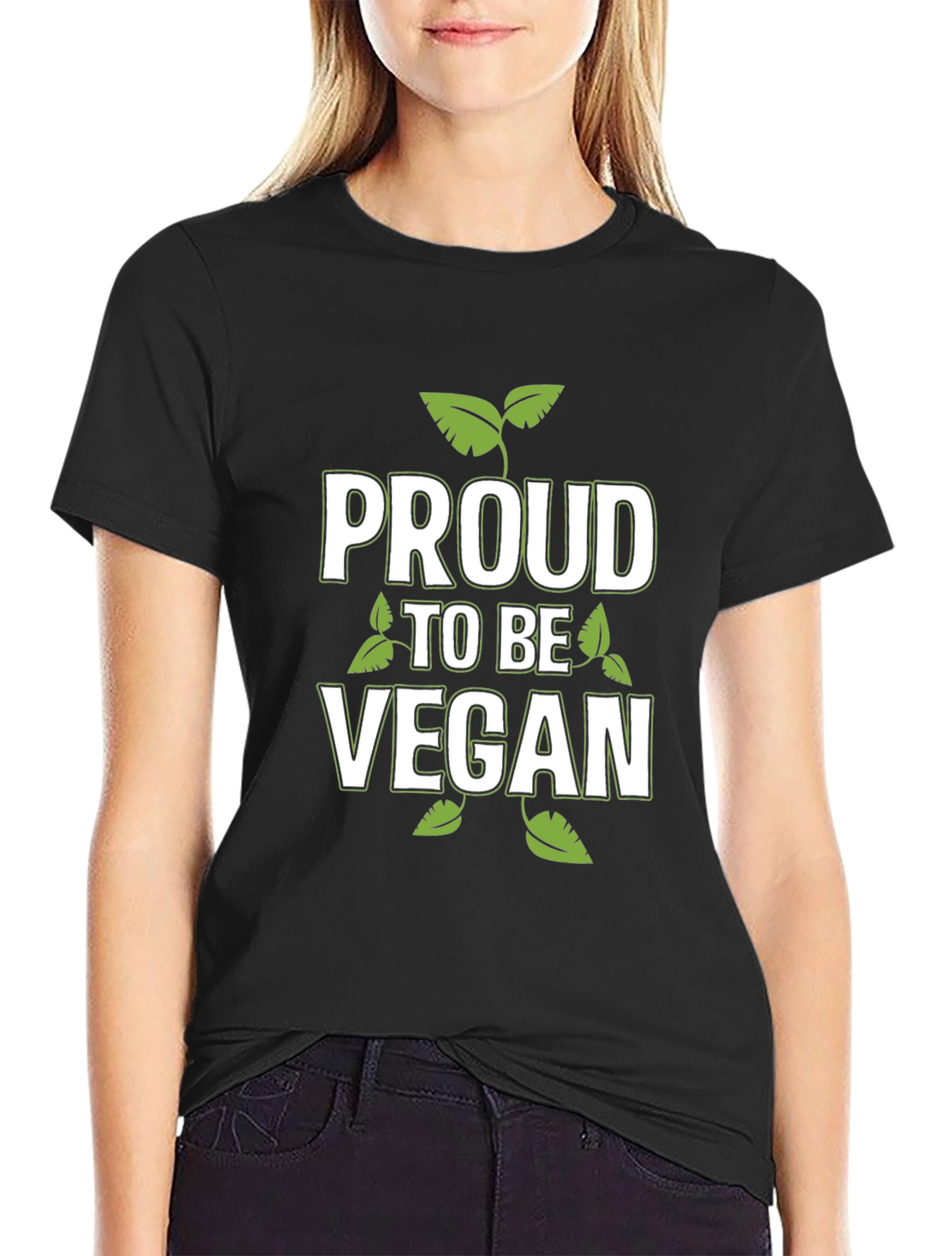 Proud to Be Vegan Black T-Shirt