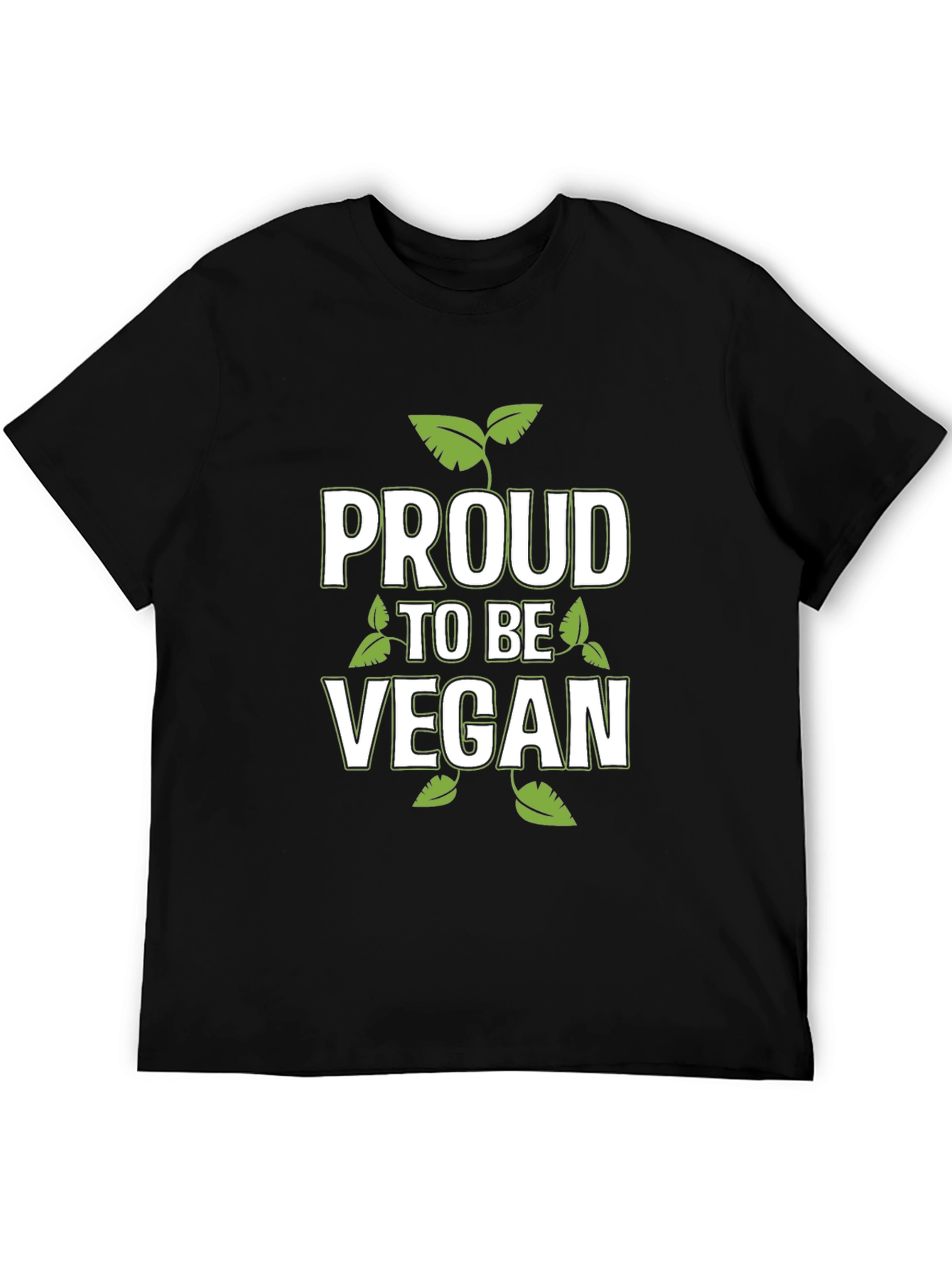 Proud to Be Vegan Black T-Shirt