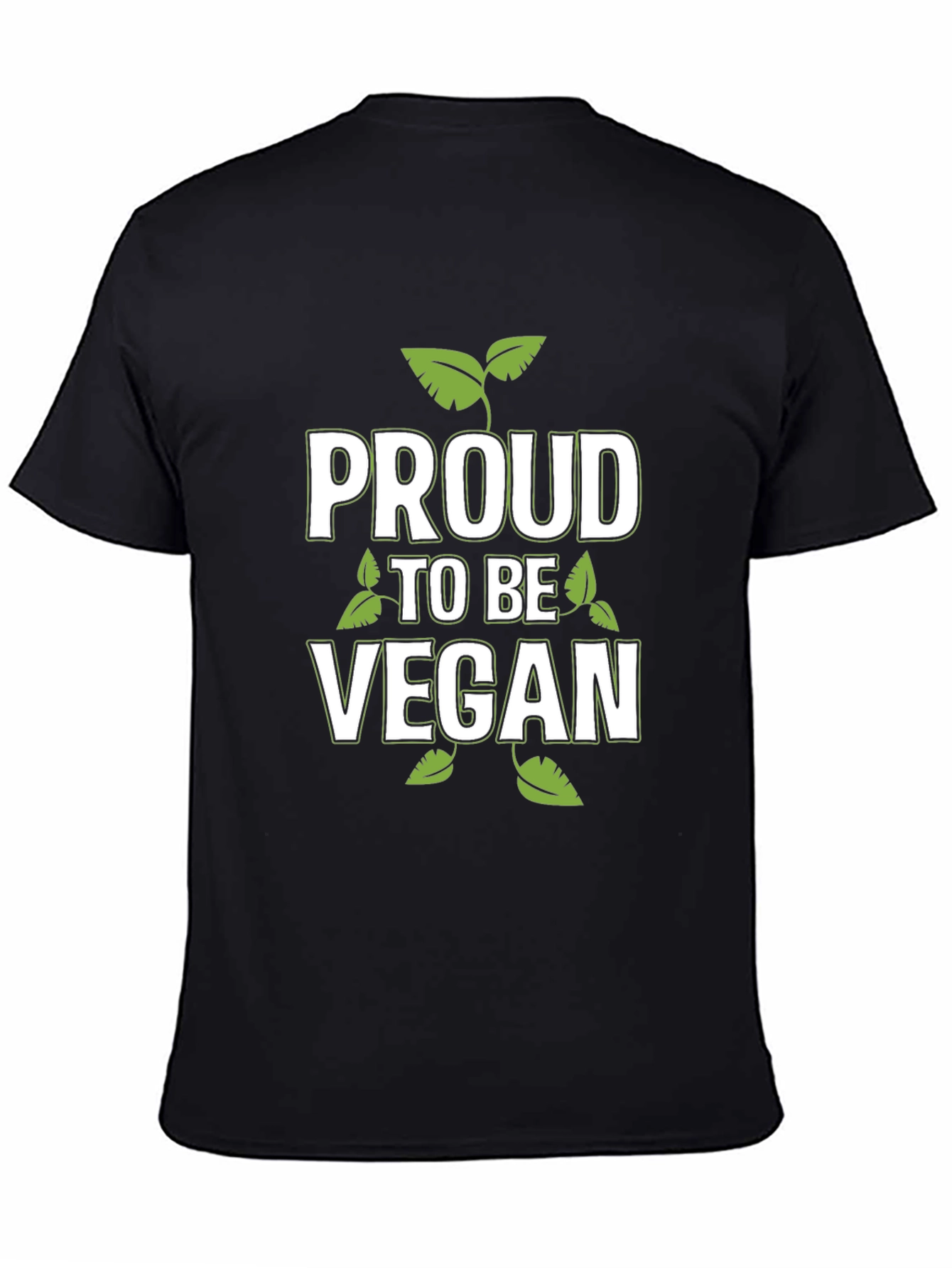 Proud to Be Vegan Black T-Shirt