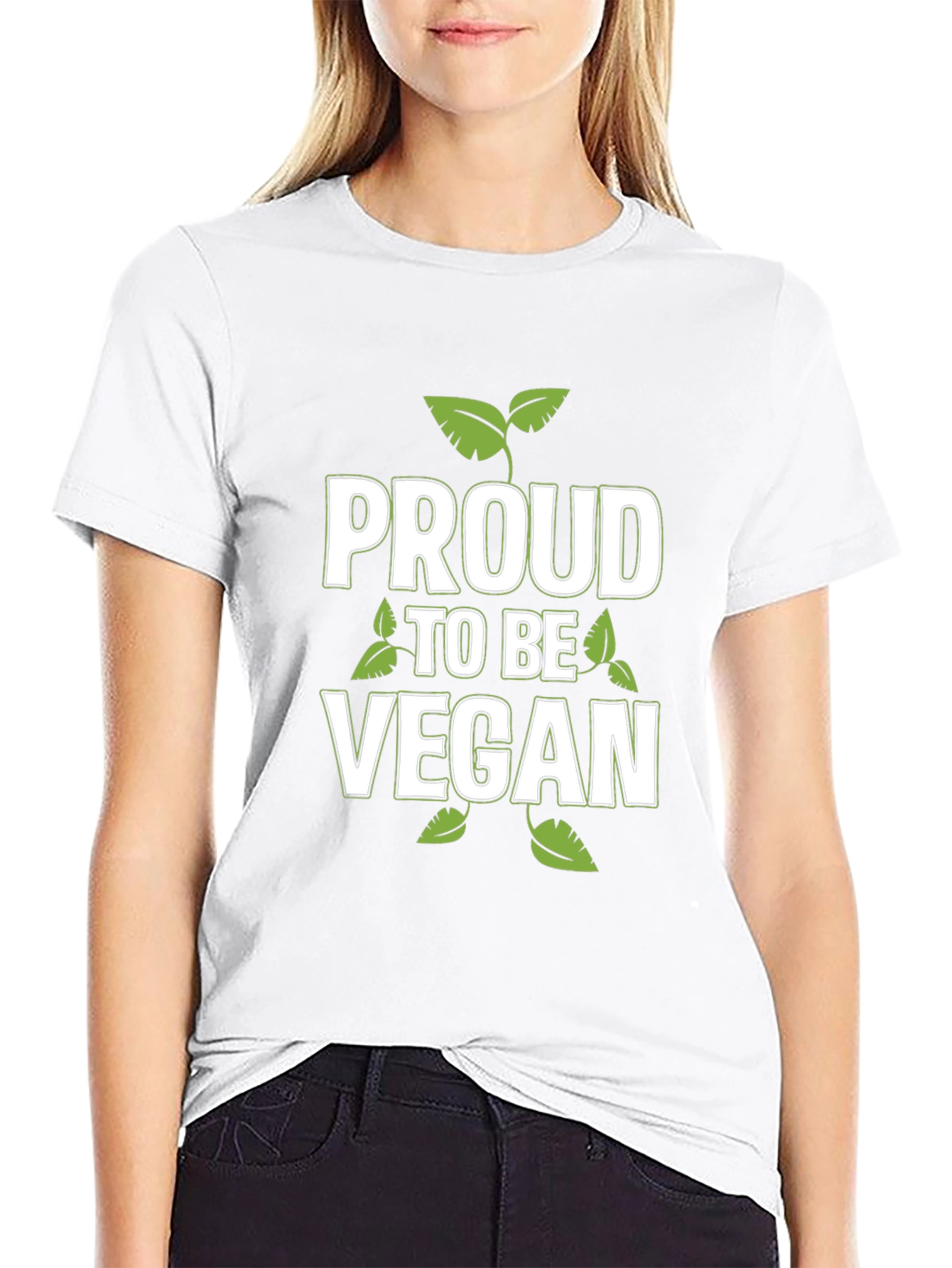 Proud to Be Vegan Black T-Shirt