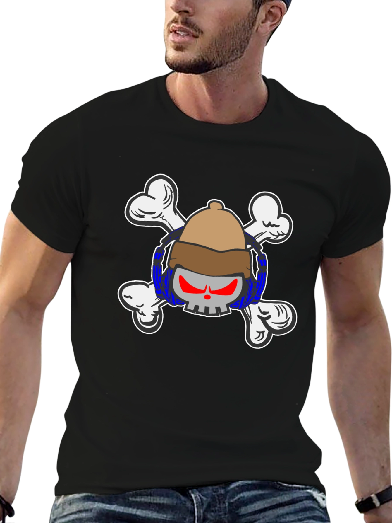 Skull & Crossbones T-Shirt - Pirate Design
