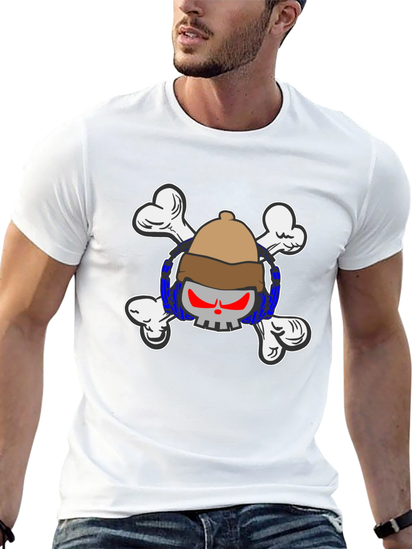 Skull & Crossbones T-Shirt - Pirate Design