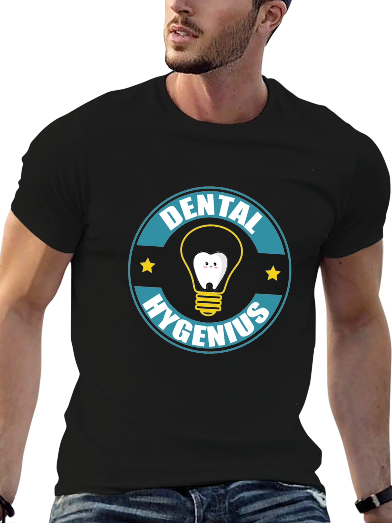 Dental Hygenius Graphic T-Shirt - Black