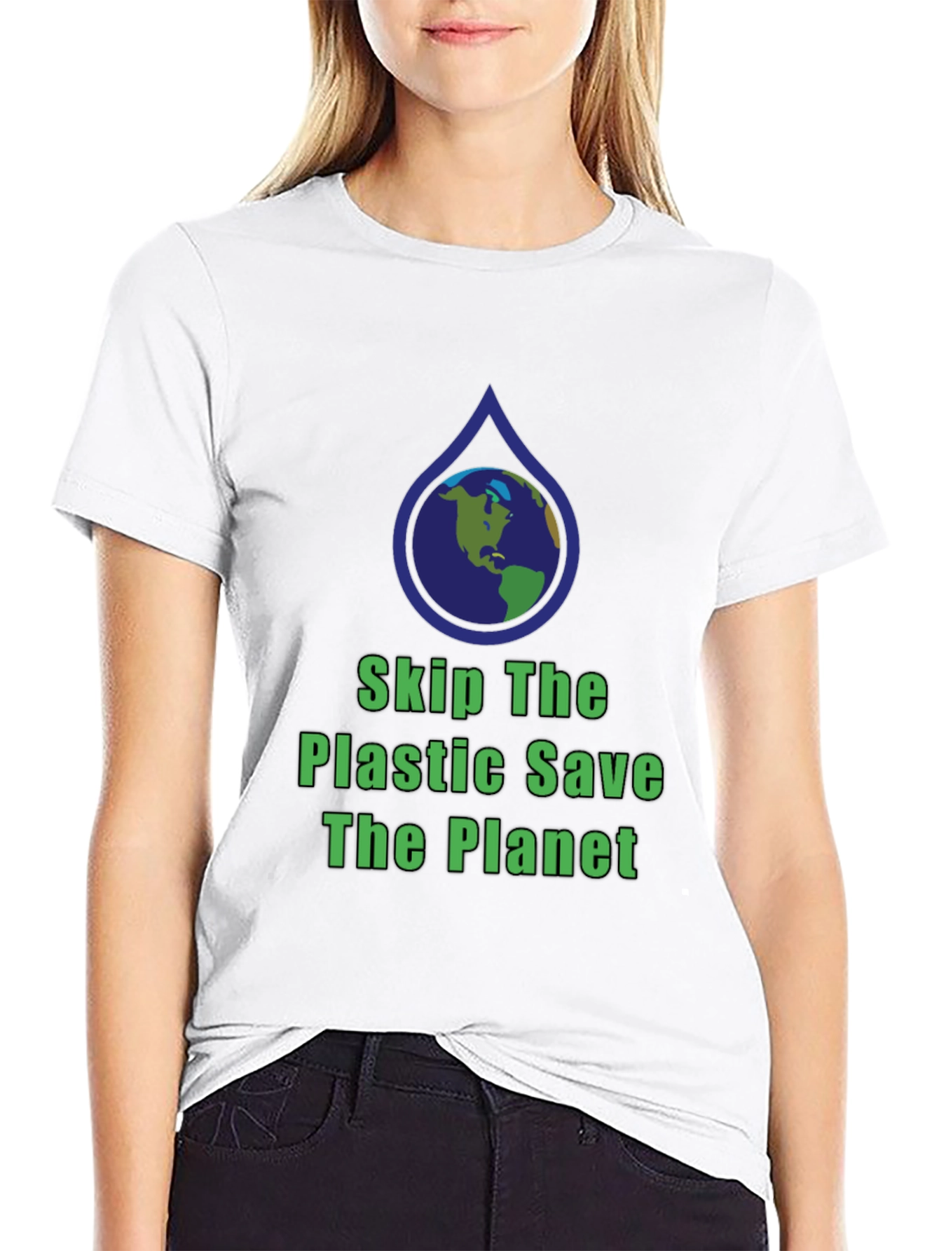 Eco-Friendly Save The Planet Graphic T-Shirt