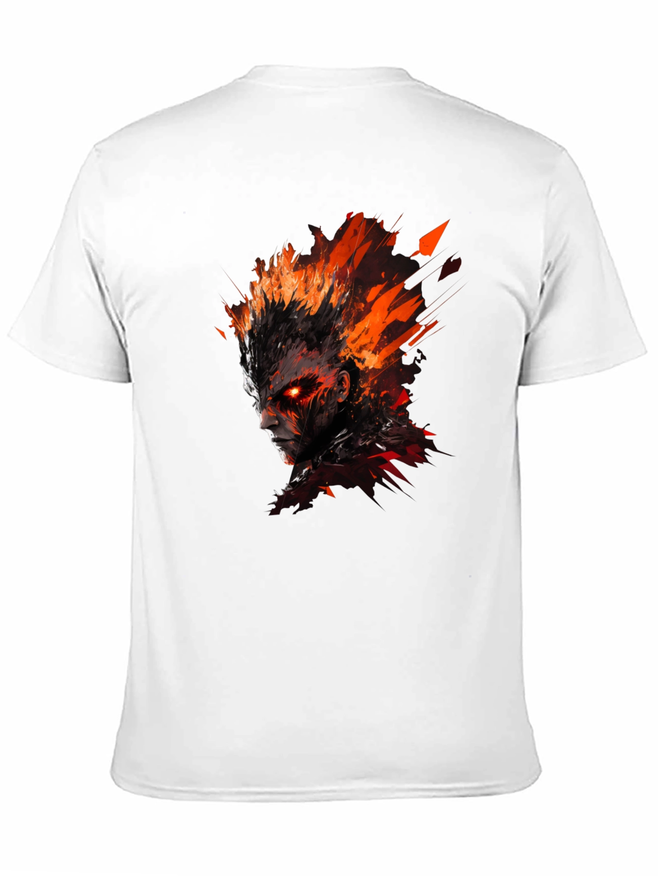Inferno Rage Graphic Tee - Fire Demon T-Shirt
