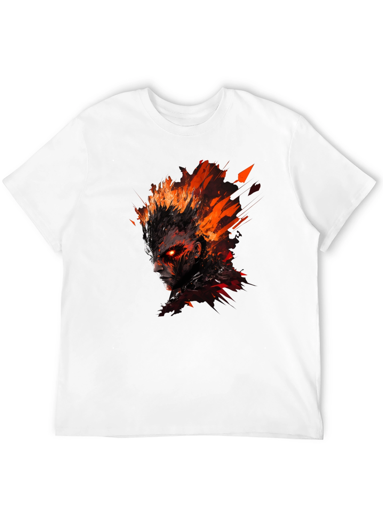 Inferno Rage Graphic Tee - Fire Demon T-Shirt