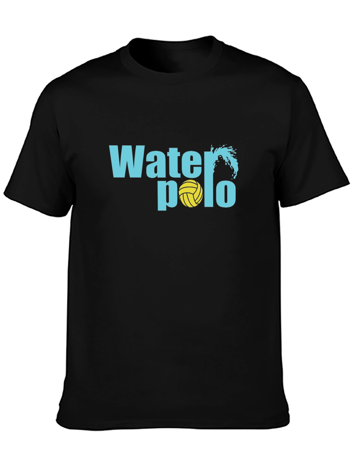 Water Polo Graphic Black T-Shirt
