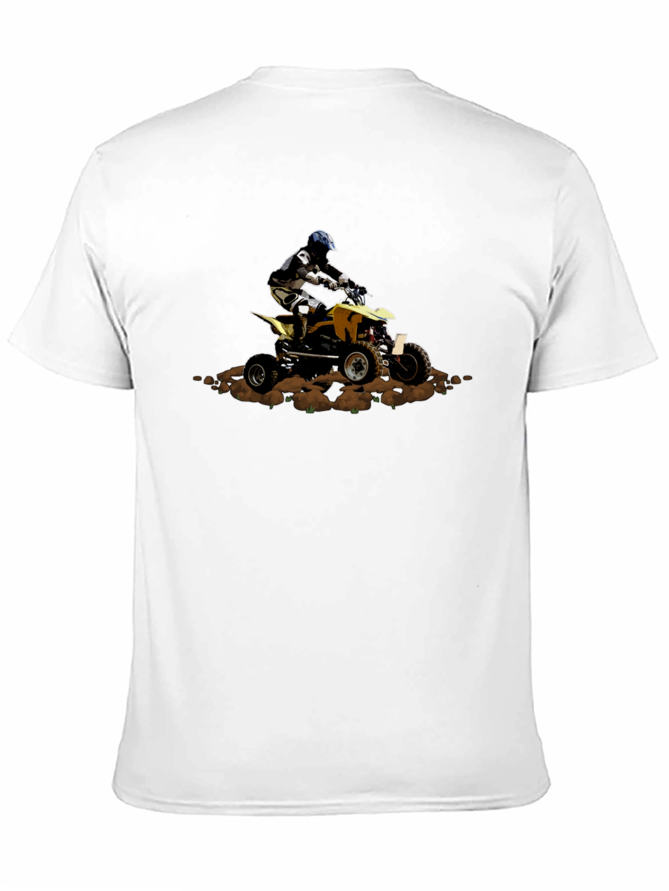Dirt Bike Rider Graphic Tee - Black Casual Shirt