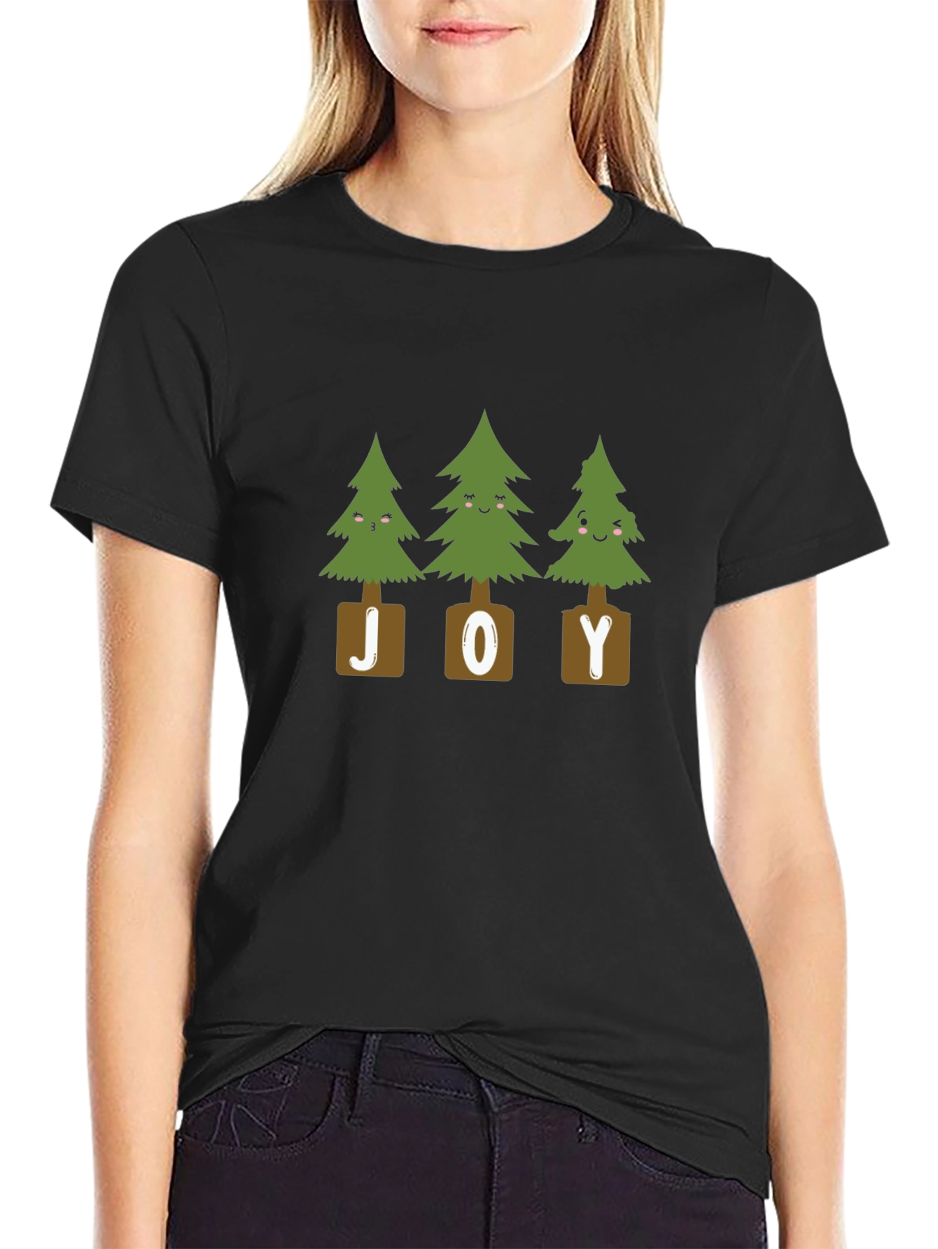Festive Joyful Trees Graphic Tee