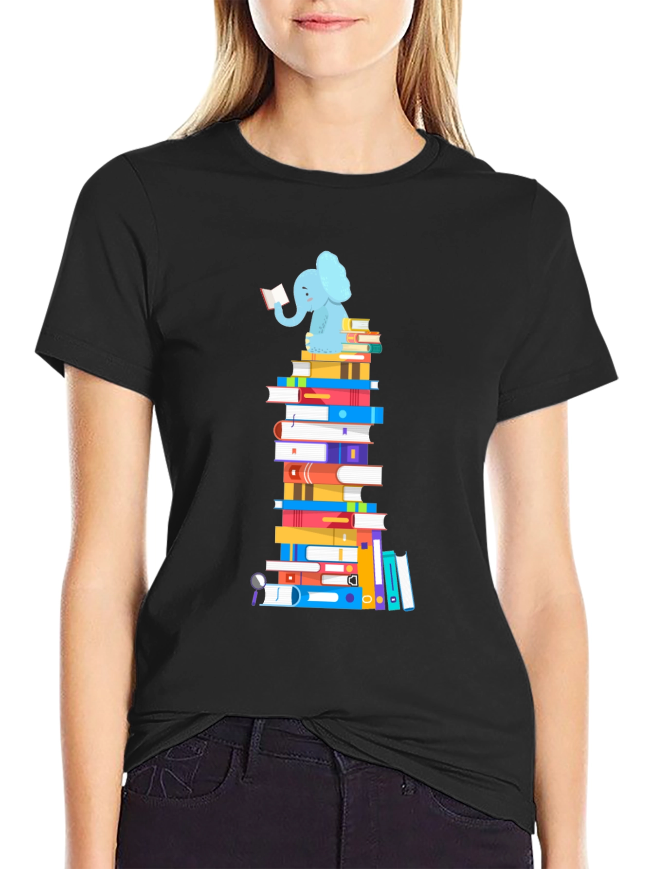 Bookworm Elephant T-Shirt