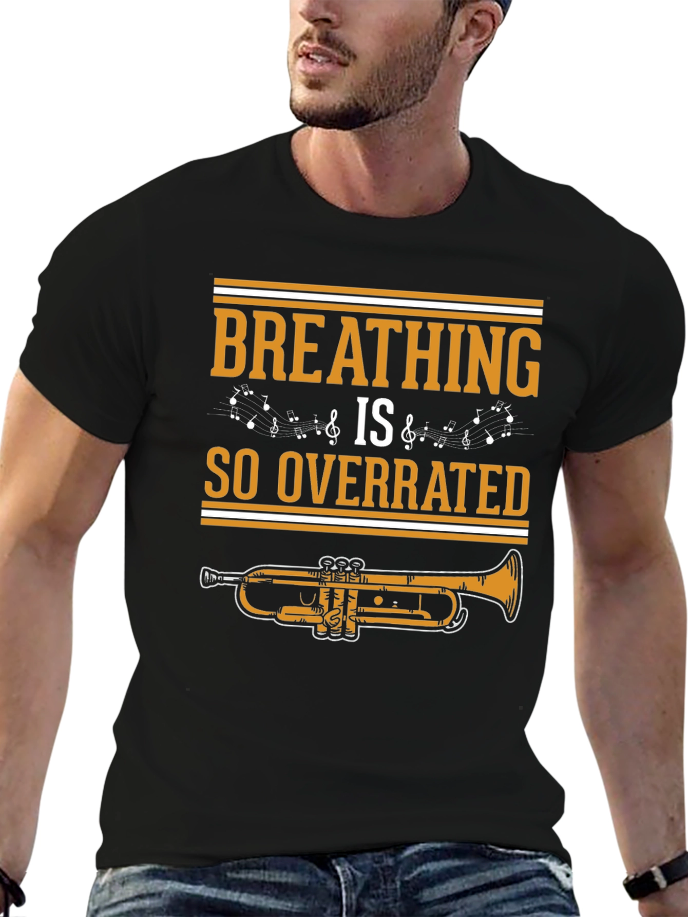 Breathing is So Overrated Trumpet T-Shirt