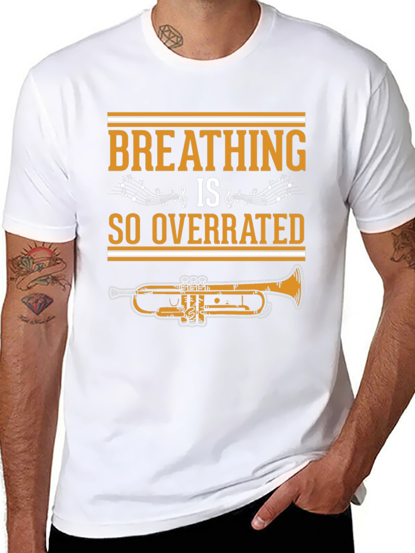 Breathing is So Overrated Trumpet T-Shirt